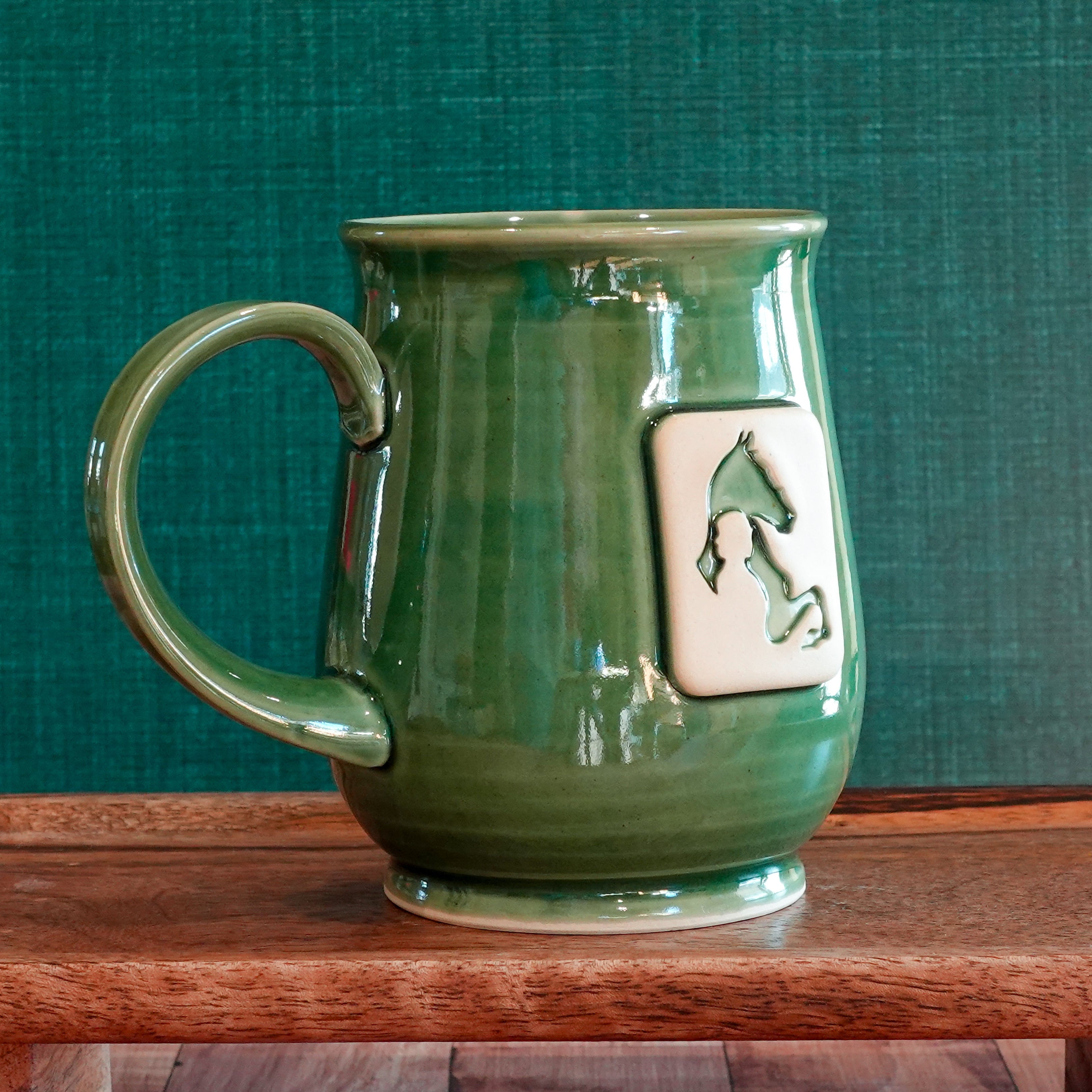 Green Saddlebred Mug - 18oz