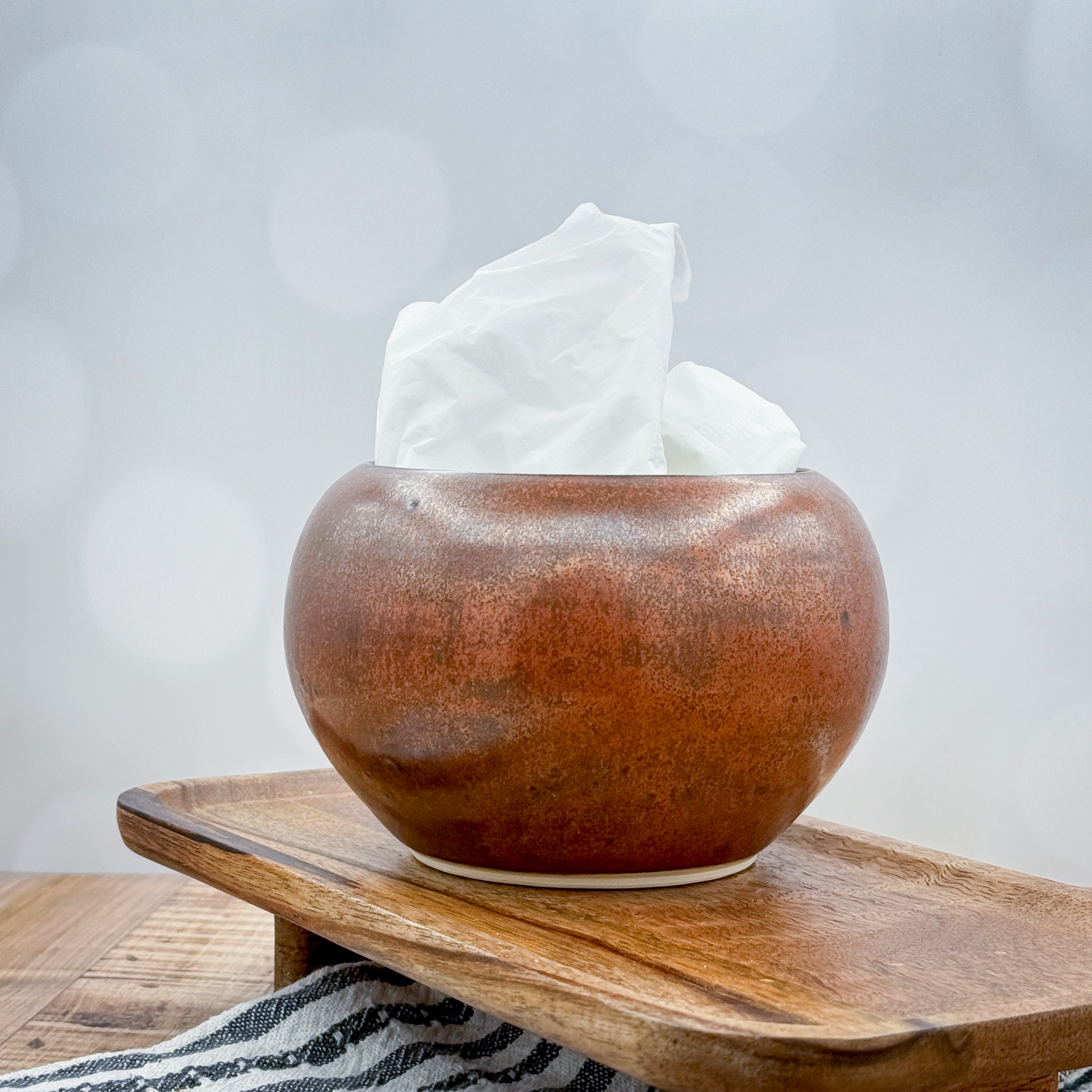 Copper Tissue Bowl
