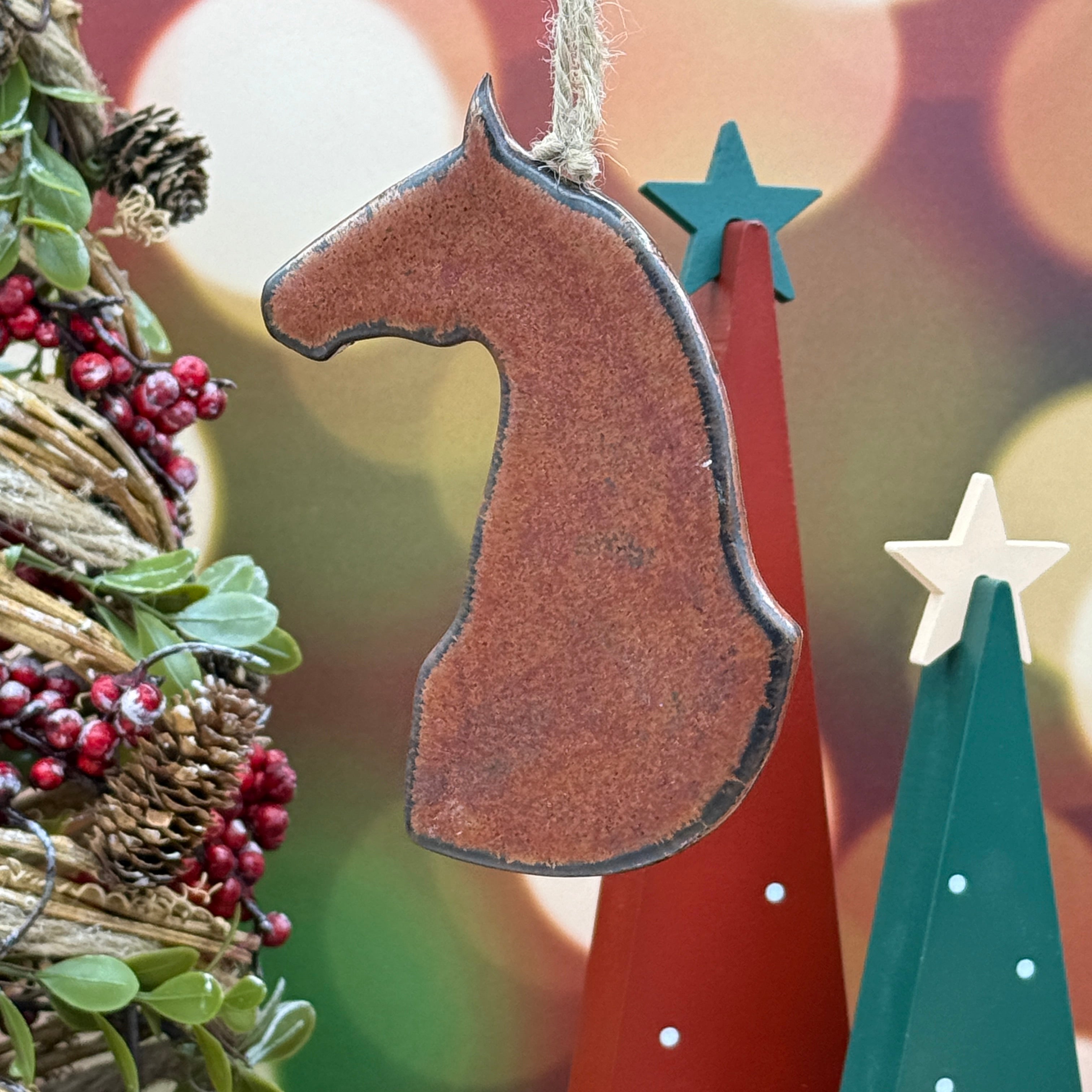 Saddlebred (A) Ornament - Copper Plain