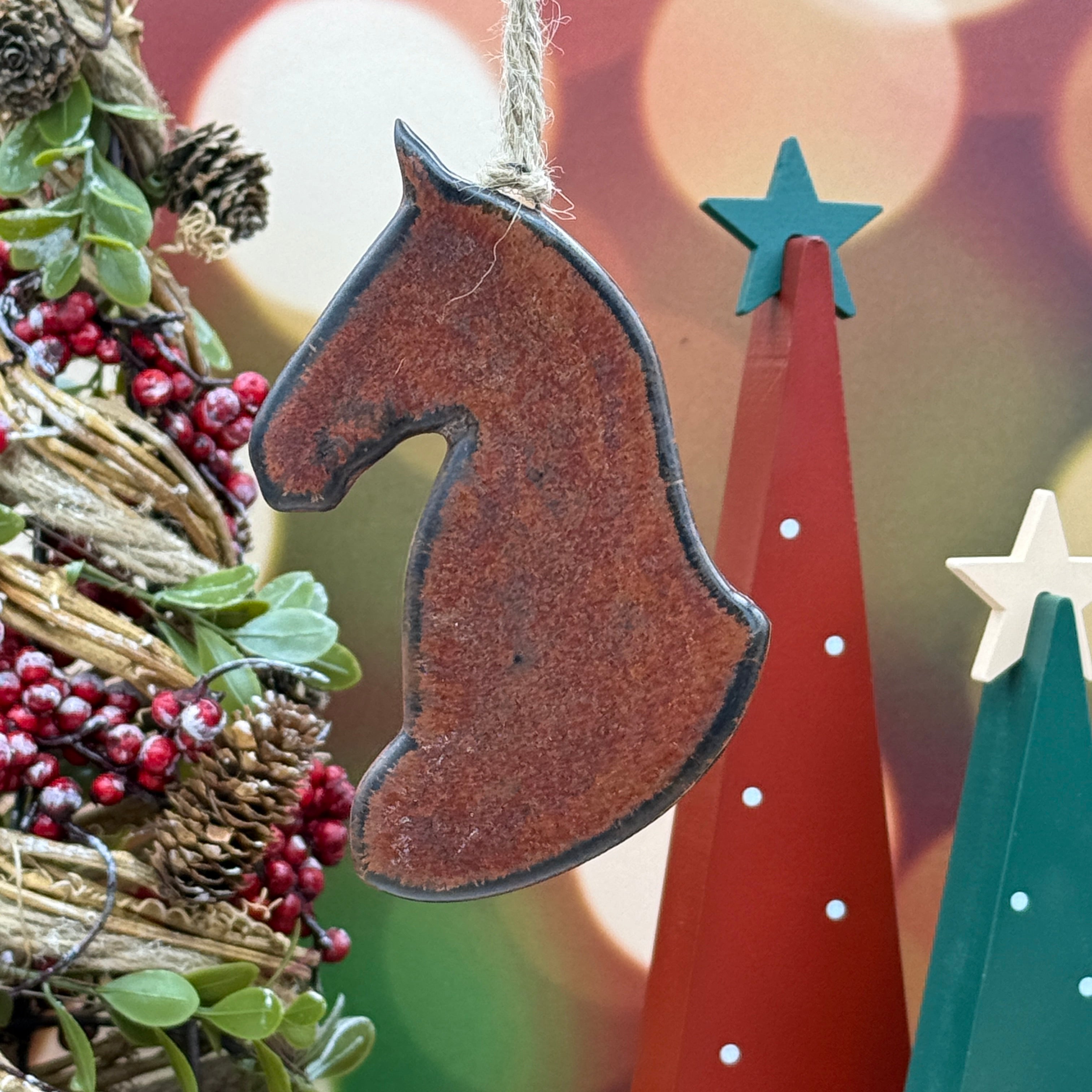 Saddlebred (B) Ornament - Copper Plain