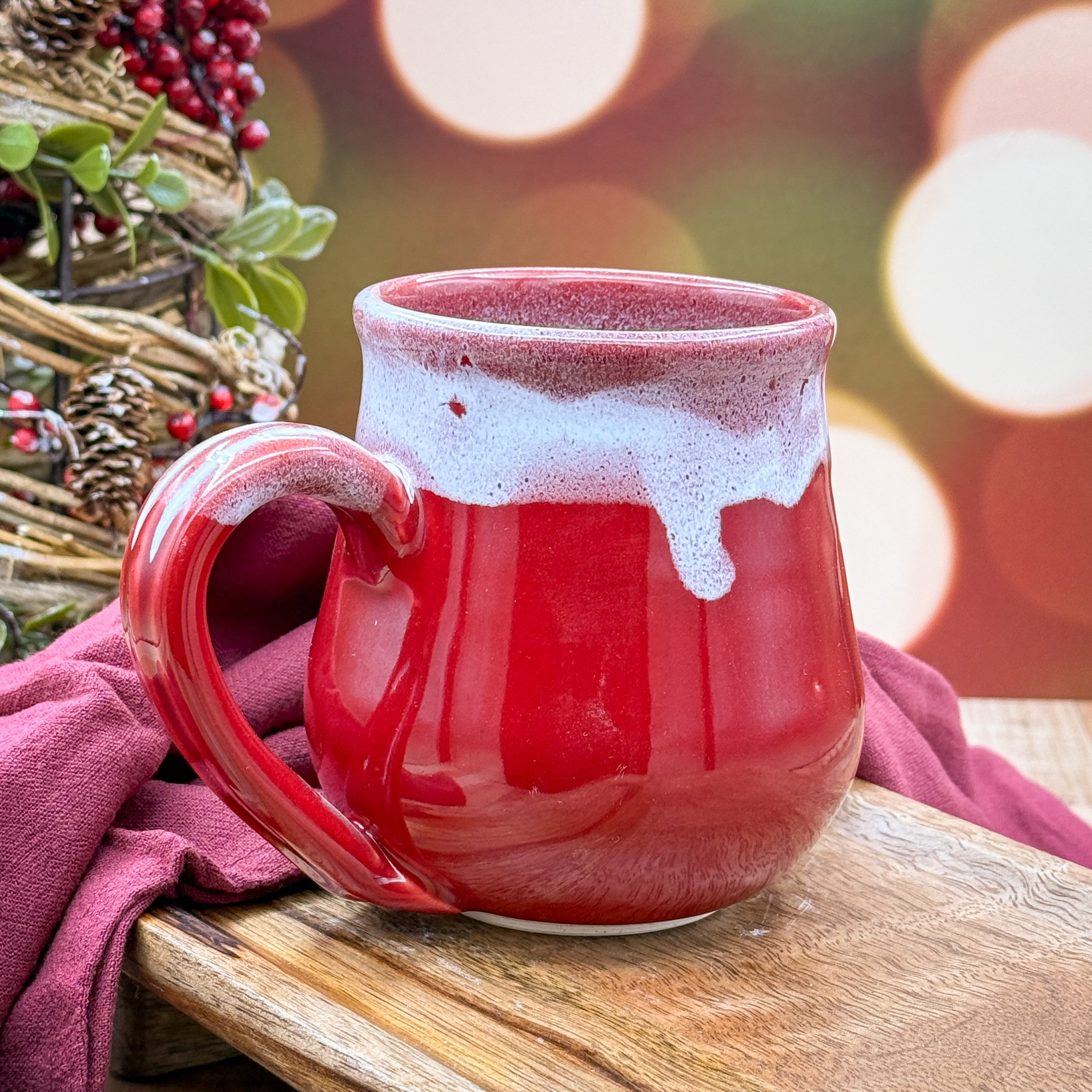 Red/White Mug - 12oz - SECONDS SALE!